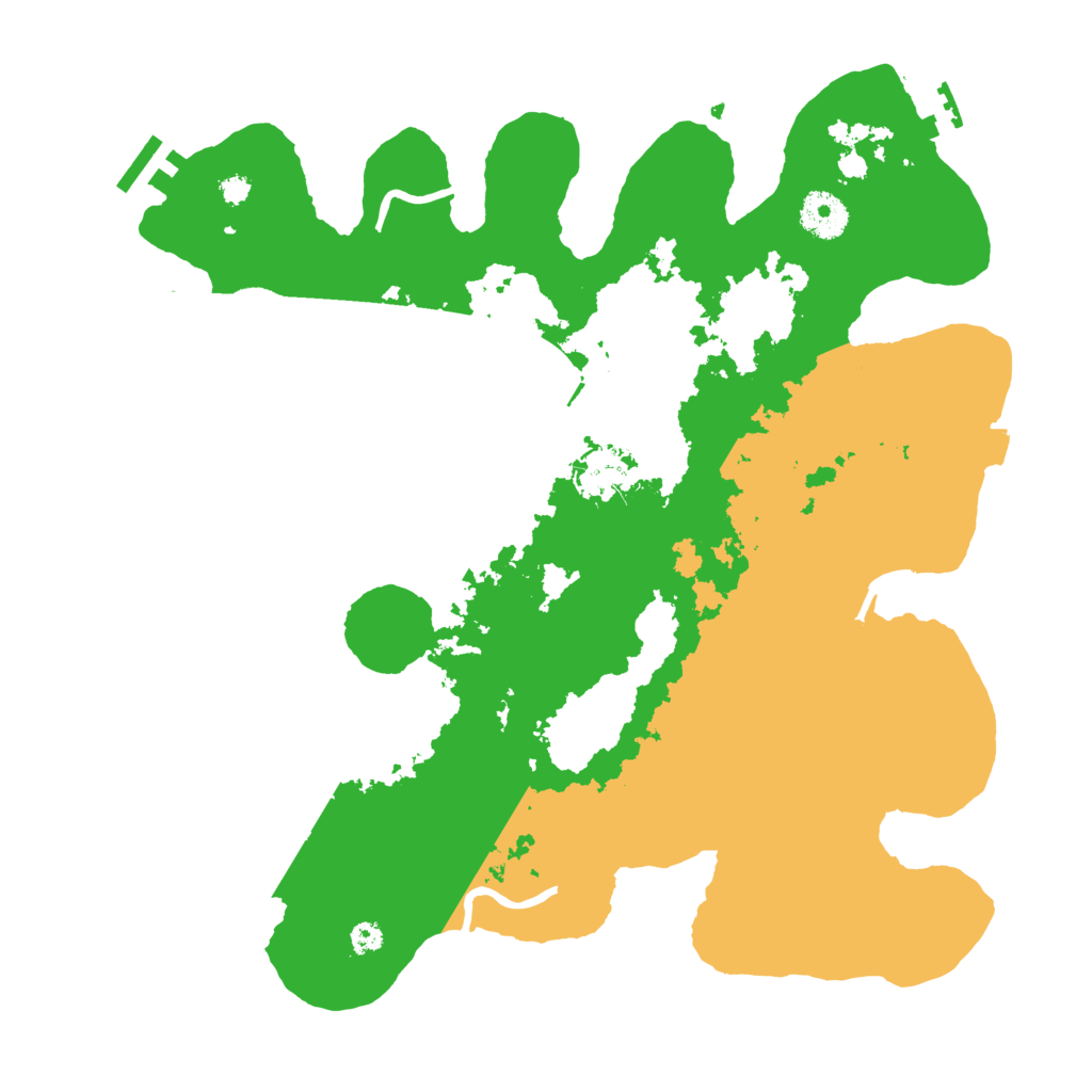 Biome Rust Map: Procedural Map, Size: 3500, Seed: 2118416738