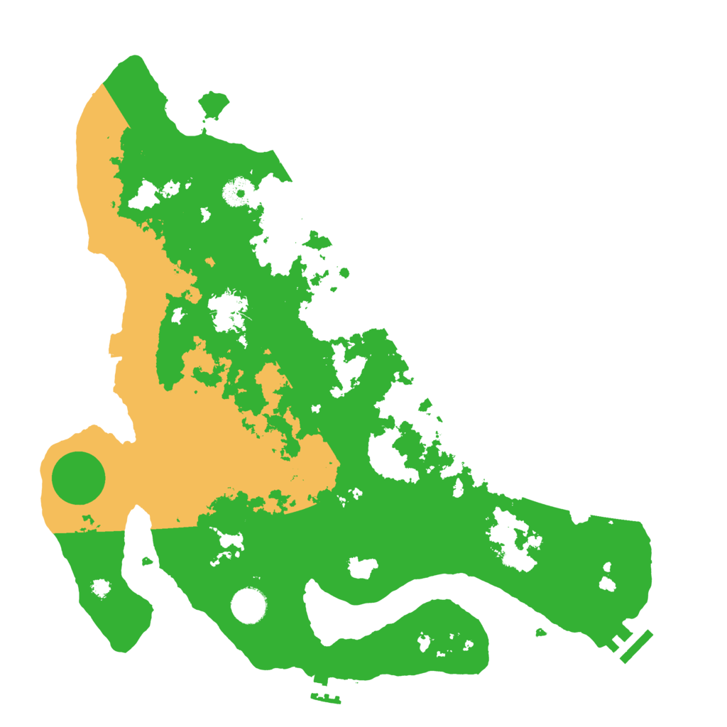 Biome Rust Map: Procedural Map, Size: 3600, Seed: 942