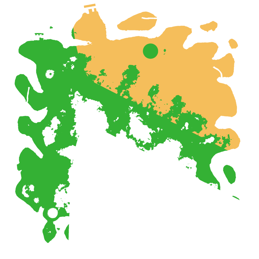 Biome Rust Map: Procedural Map, Size: 4500, Seed: 1622292838