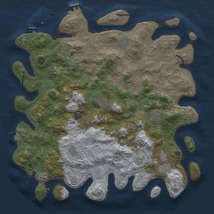 Thumbnail Rust Map: Procedural Map, Size: 4500, Seed: 1622292838, 19 Monuments