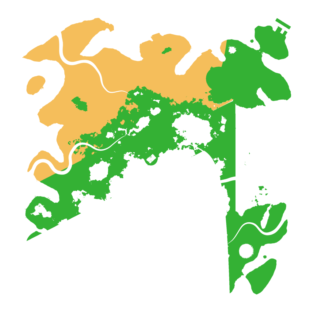 Biome Rust Map: Procedural Map, Size: 3850, Seed: 837821869
