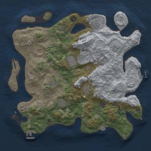 Thumbnail Rust Map: Procedural Map, Size: 3800, Seed: 417349277, 18 Monuments