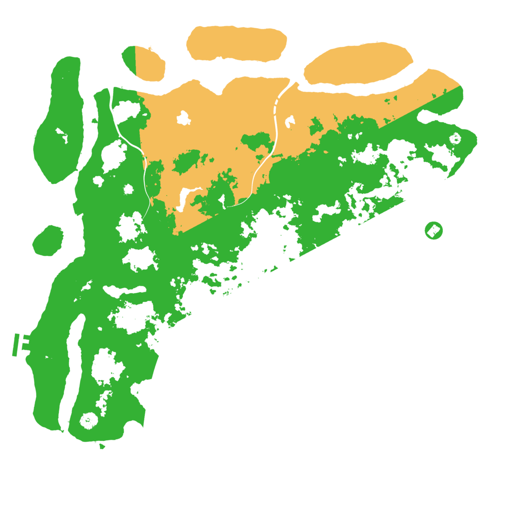 Biome Rust Map: Procedural Map, Size: 4500, Seed: 2003602273