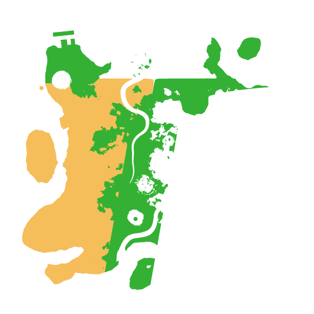 Biome Rust Map: Procedural Map, Size: 3000, Seed: 1459566797