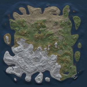 Thumbnail Rust Map: Procedural Map, Size: 4500, Seed: 1980627077, 19 Monuments