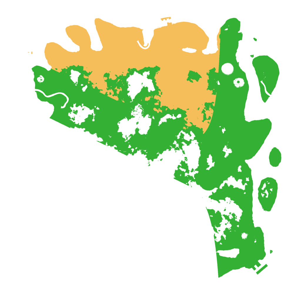 Biome Rust Map: Procedural Map, Size: 4500, Seed: 1980627077