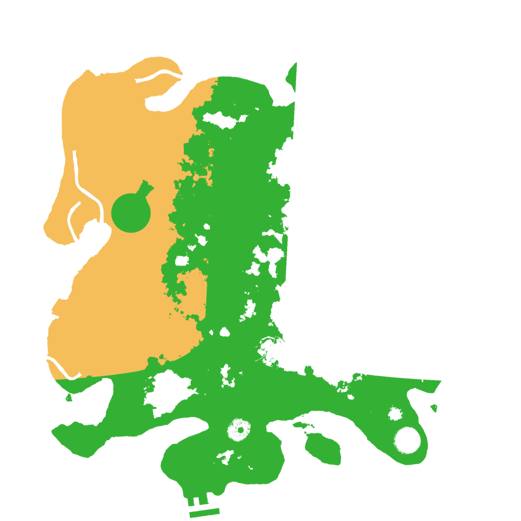 Biome Rust Map: Procedural Map, Size: 3500, Seed: 1287702963