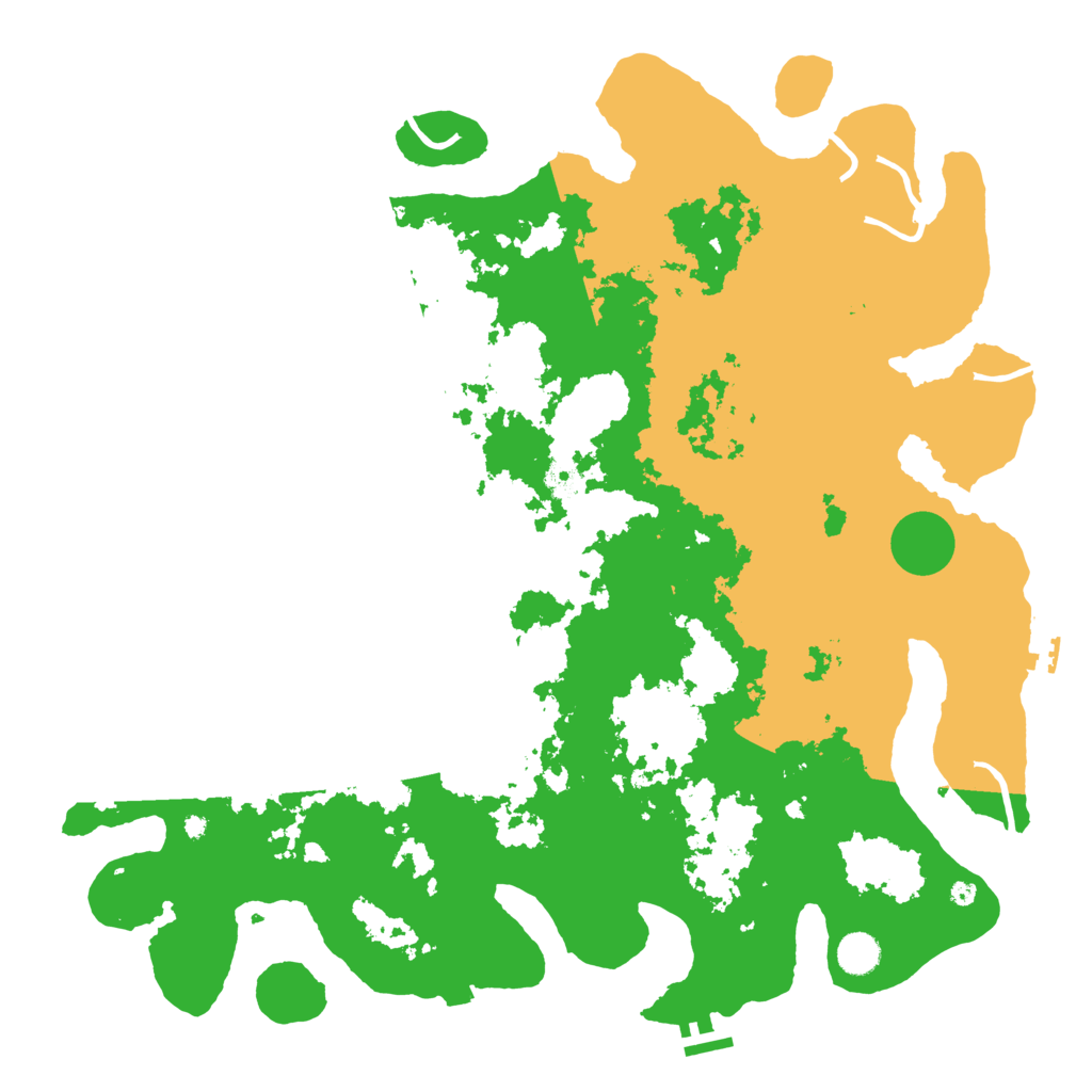 Biome Rust Map: Procedural Map, Size: 4500, Seed: 1337703738