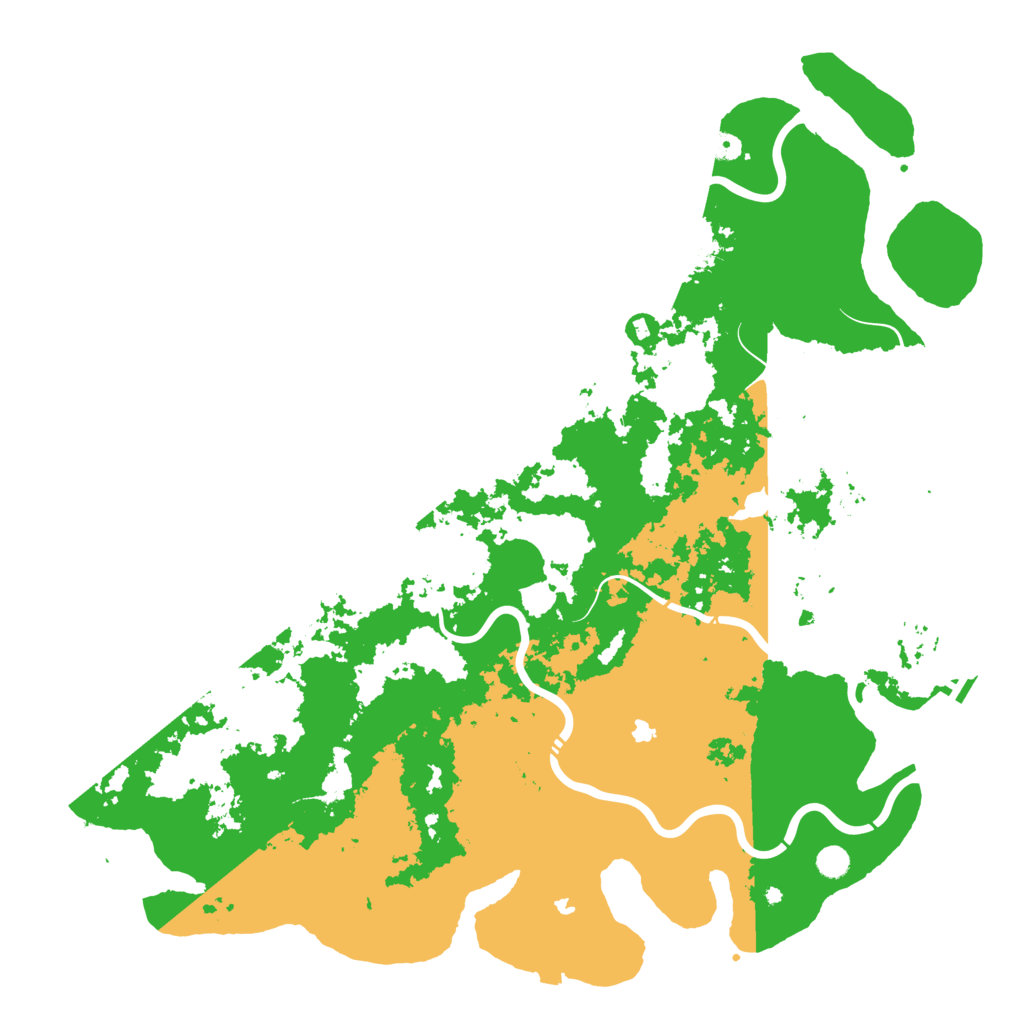 Biome Rust Map: Procedural Map, Size: 5500, Seed: 1948763182