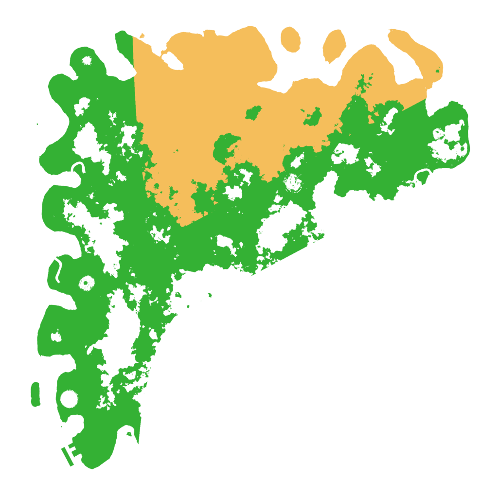 Biome Rust Map: Procedural Map, Size: 5000, Seed: 1457783100