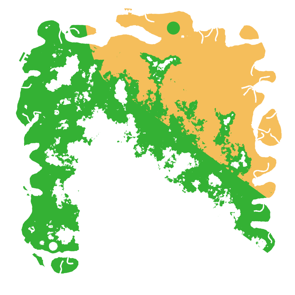 Biome Rust Map: Procedural Map, Size: 6000, Seed: 1951020821