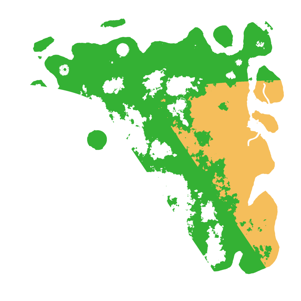 Biome Rust Map: Procedural Map, Size: 4300, Seed: 767855675