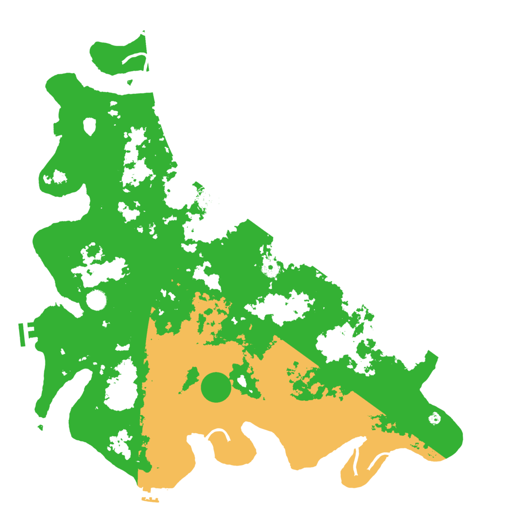 Biome Rust Map: Procedural Map, Size: 4500, Seed: 896584257