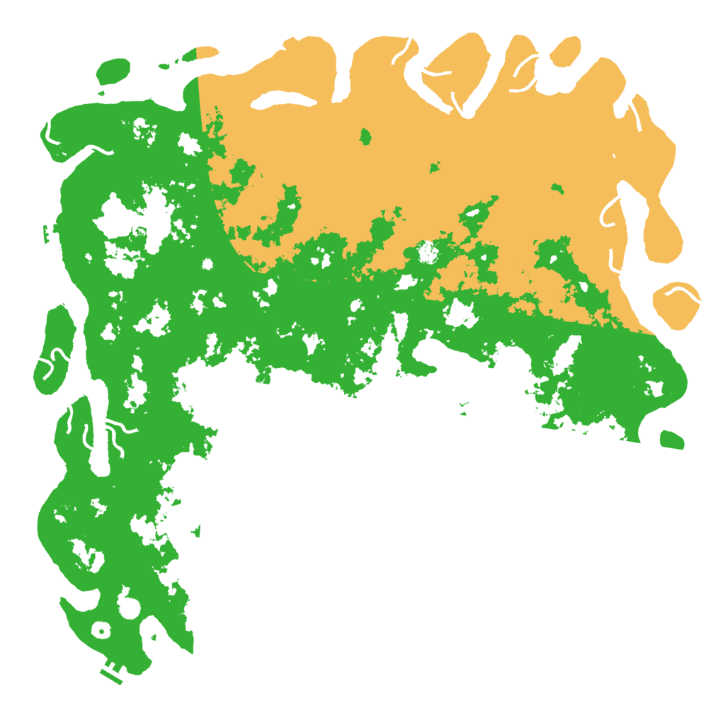 Biome Rust Map: Procedural Map, Size: 6000, Seed: 1315990616