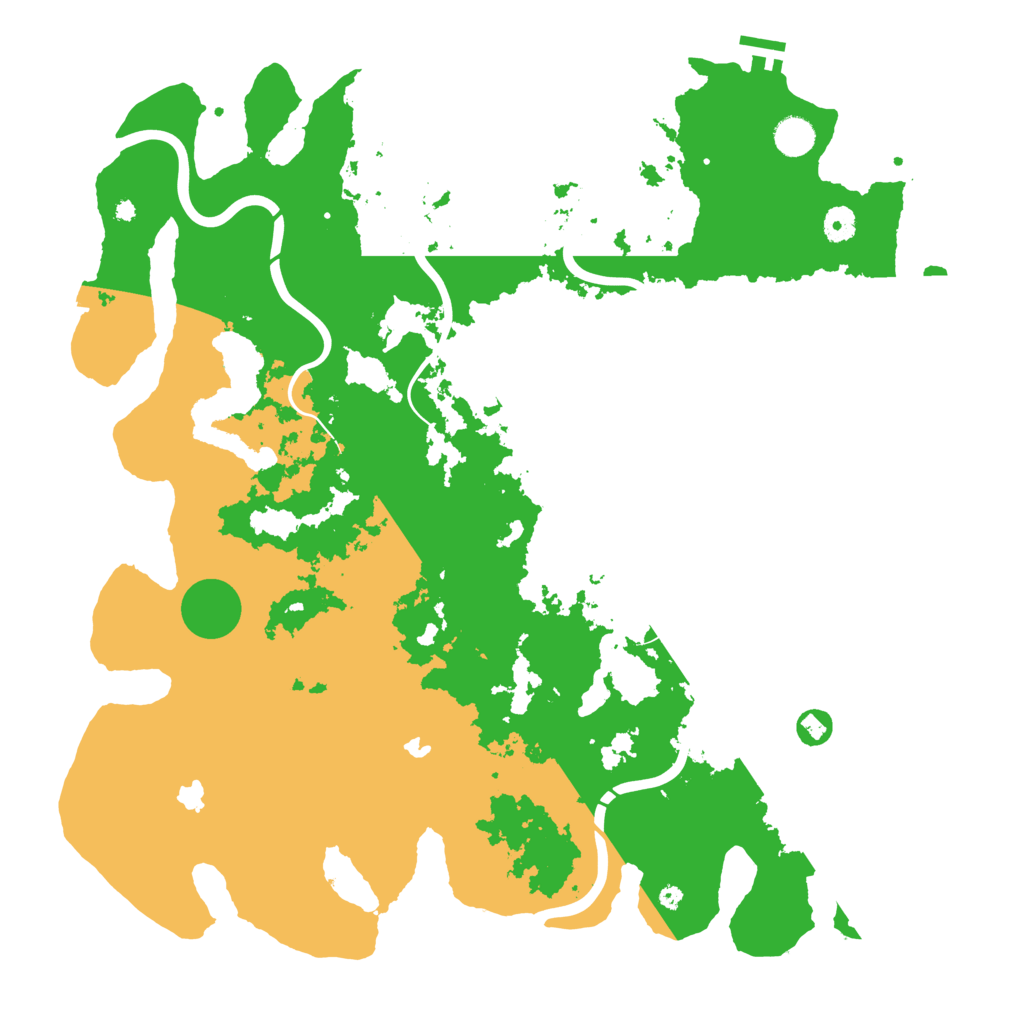 Biome Rust Map: Procedural Map, Size: 4500, Seed: 507234842