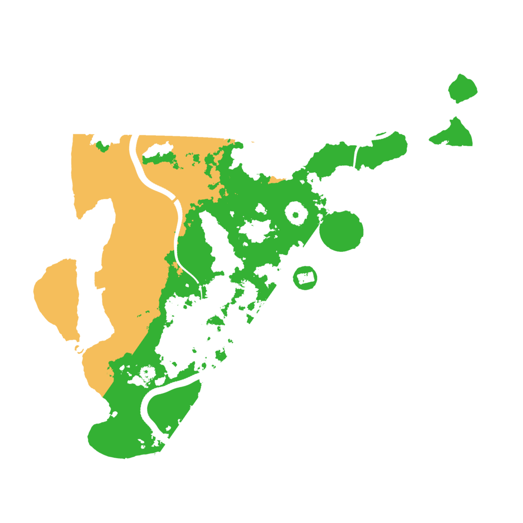Biome Rust Map: Procedural Map, Size: 3500, Seed: 1016268634