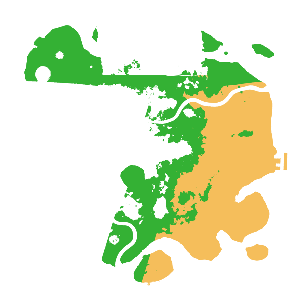 Biome Rust Map: Procedural Map, Size: 3500, Seed: 1787372832