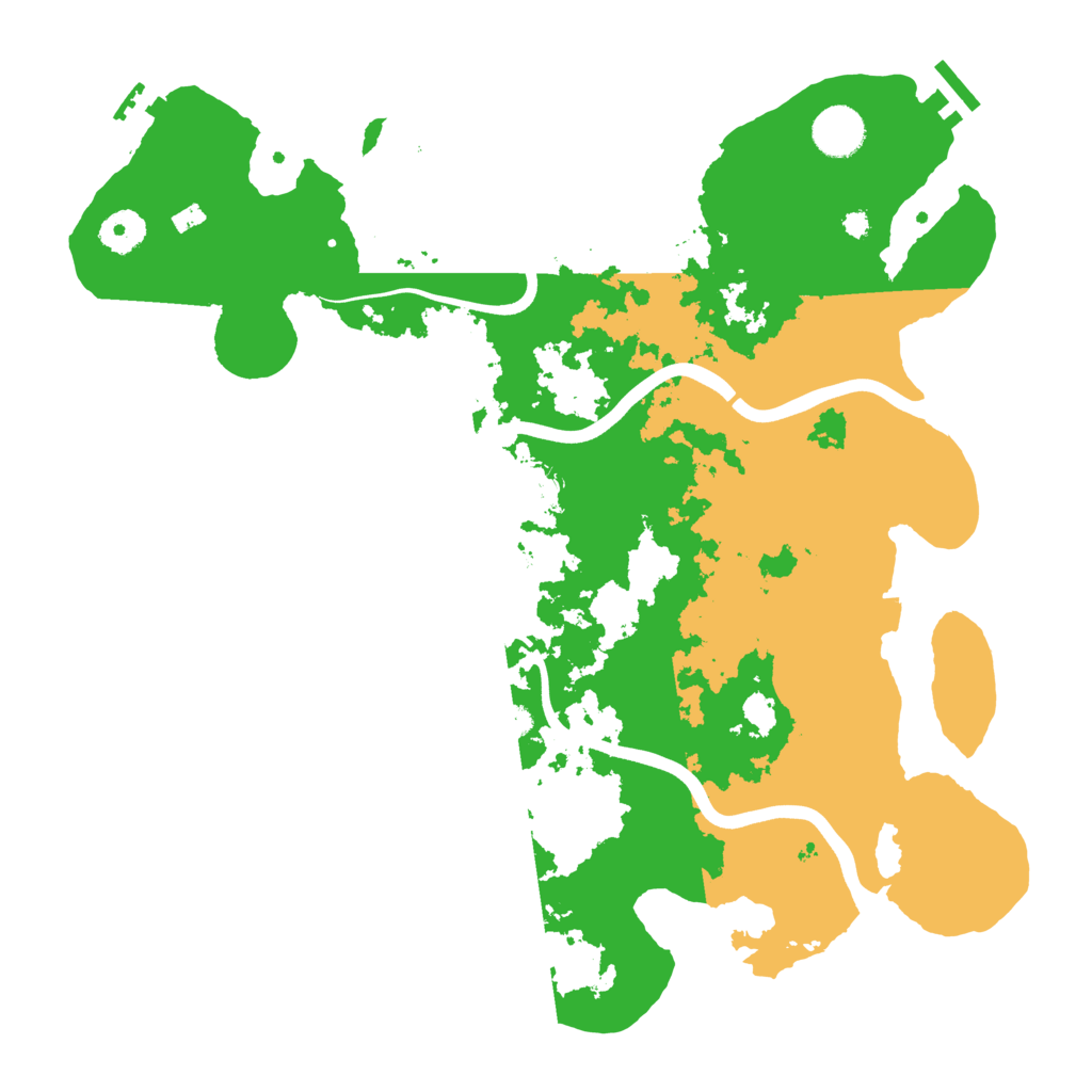 Biome Rust Map: Procedural Map, Size: 3750, Seed: 1029941229