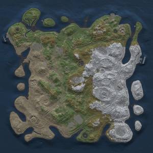 Thumbnail Rust Map: Procedural Map, Size: 4250, Seed: 1431972777, 19 Monuments