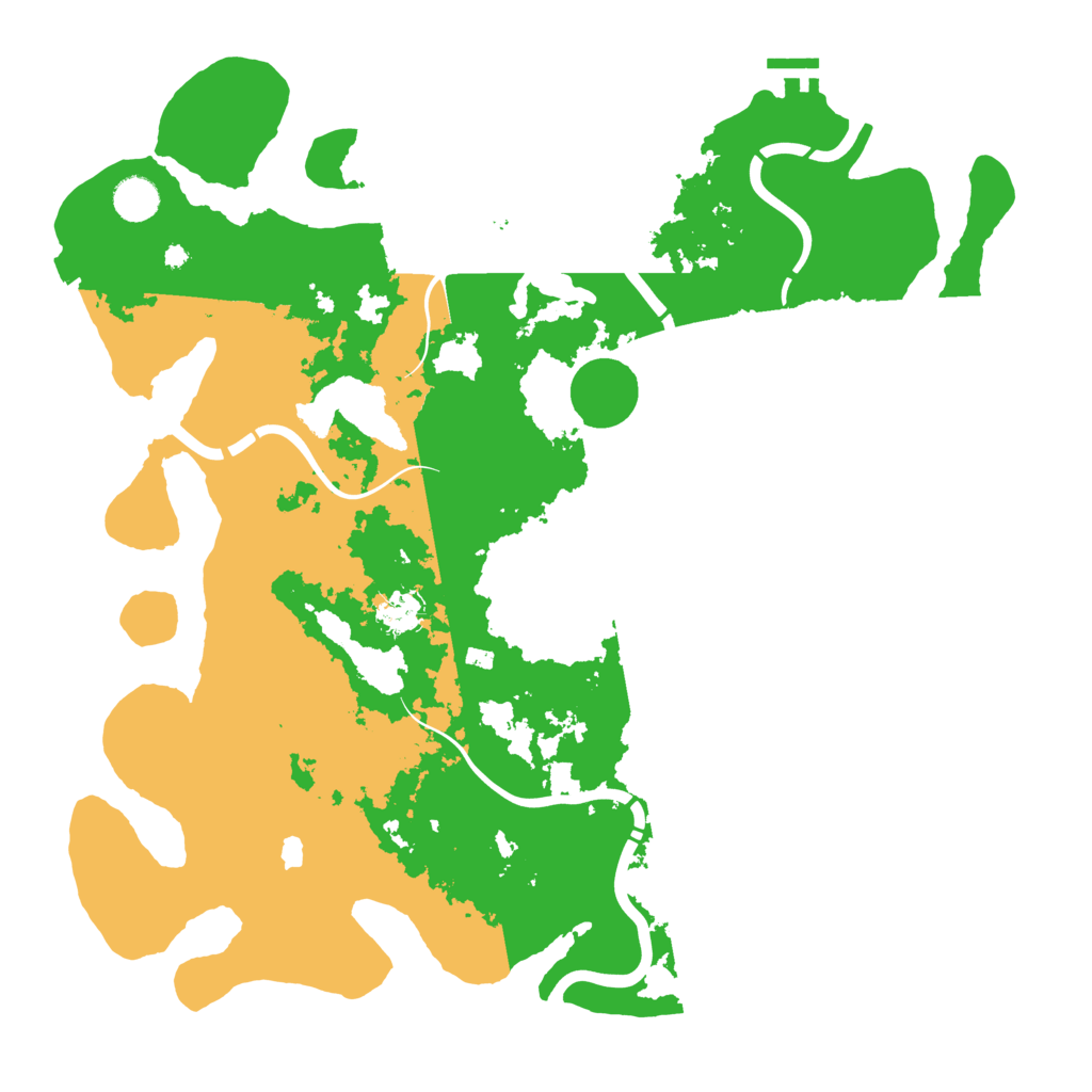 Biome Rust Map: Procedural Map, Size: 4250, Seed: 1431972777
