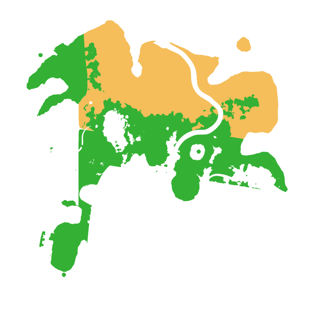 Biome Rust Map: Procedural Map, Size: 3000, Seed: 124223323