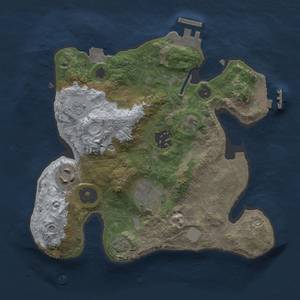 Thumbnail Rust Map: Procedural Map, Size: 2500, Seed: 765, 11 Monuments