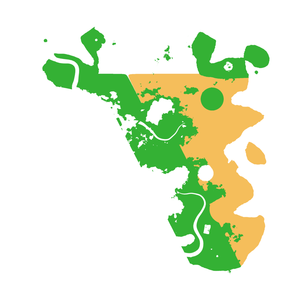 Biome Rust Map: Procedural Map, Size: 3400, Seed: 647064714