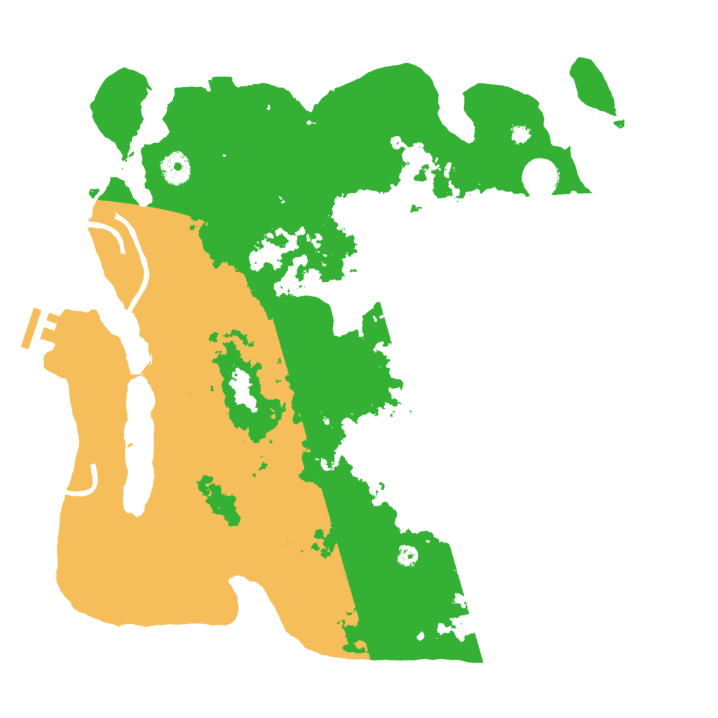 Biome Rust Map: Procedural Map, Size: 3500, Seed: 718380448