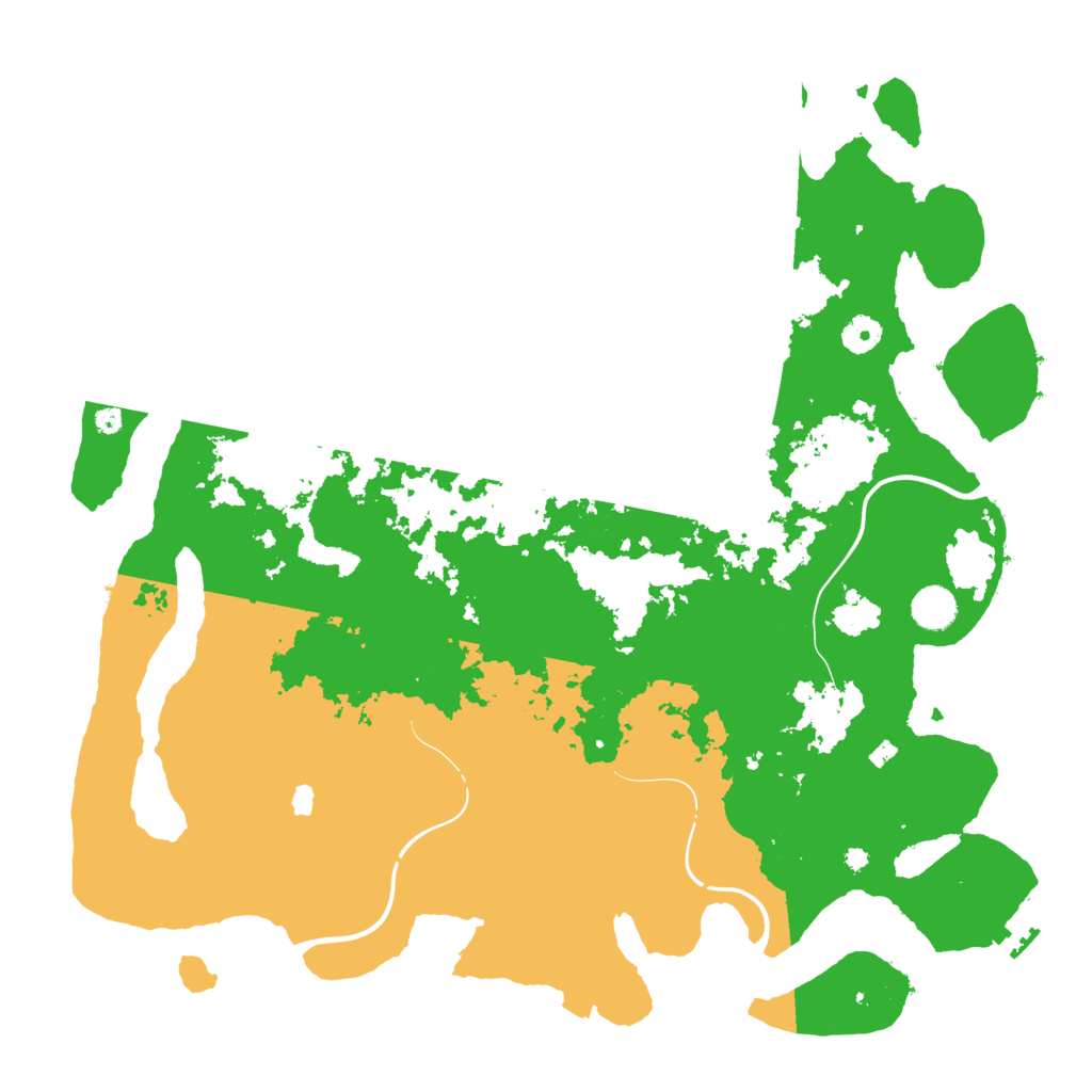 Biome Rust Map: Procedural Map, Size: 4300, Seed: 660615683