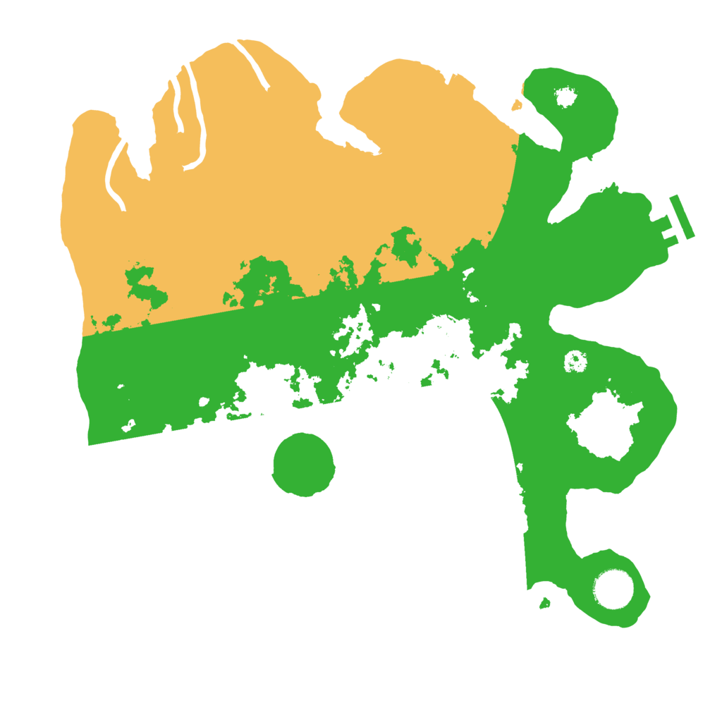 Biome Rust Map: Procedural Map, Size: 3200, Seed: 994607480