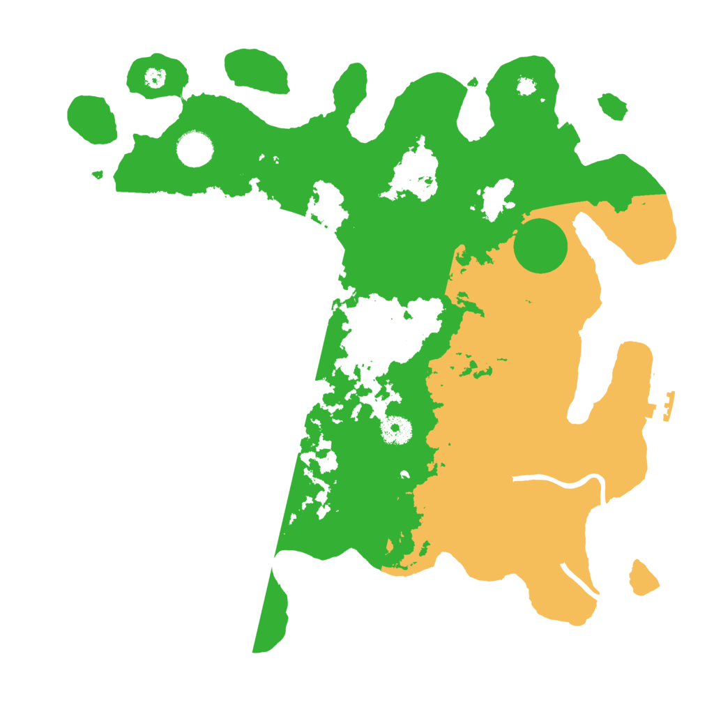 Biome Rust Map: Procedural Map, Size: 3499, Seed: 669642724