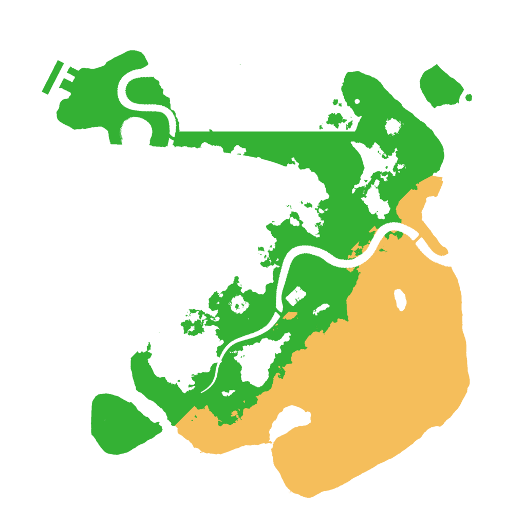 Biome Rust Map: Procedural Map, Size: 3000, Seed: 19189934