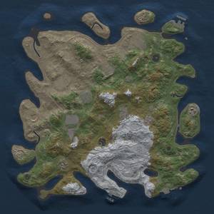 Thumbnail Rust Map: Procedural Map, Size: 4250, Seed: 1939859746, 19 Monuments