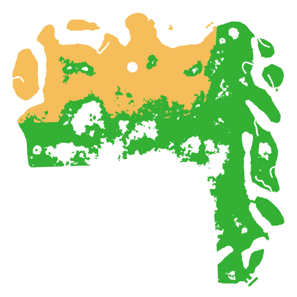 Biome Rust Map: Procedural Map, Size: 5000, Seed: 123192