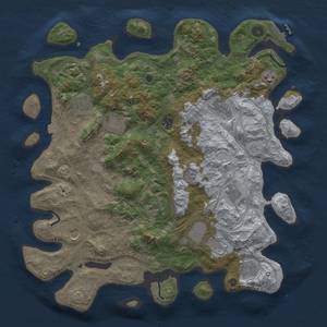 Thumbnail Rust Map: Procedural Map, Size: 4250, Seed: 1509672519, 18 Monuments