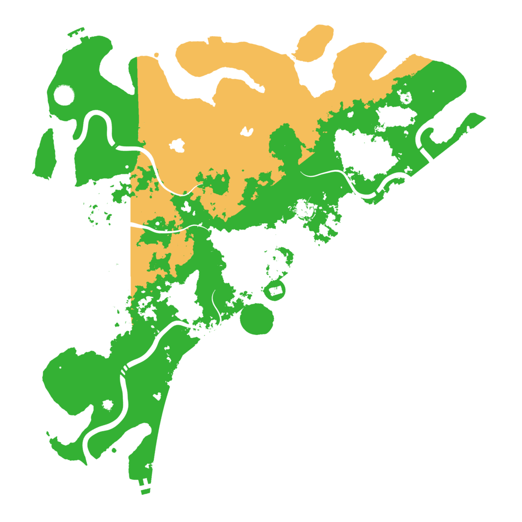 Biome Rust Map: Procedural Map, Size: 4500, Seed: 327061087