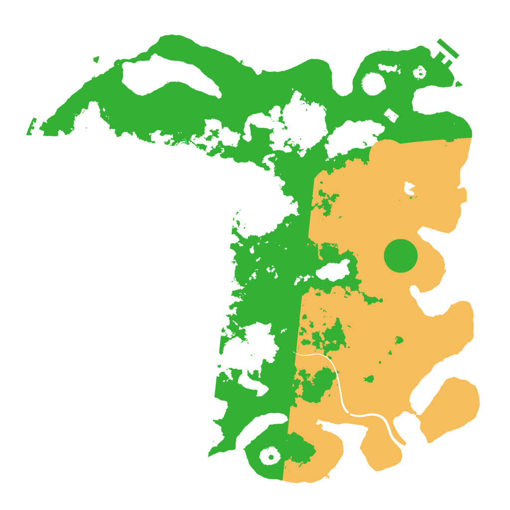 Biome Rust Map: Procedural Map, Size: 4000, Seed: 259149424