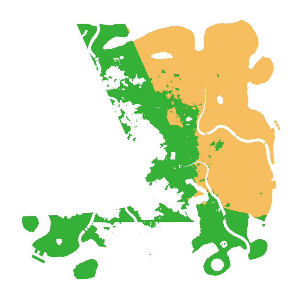 Biome Rust Map: Procedural Map, Size: 4250, Seed: 892610656