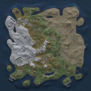 Thumbnail Rust Map: Procedural Map, Size: 4250, Seed: 892610656, 19 Monuments