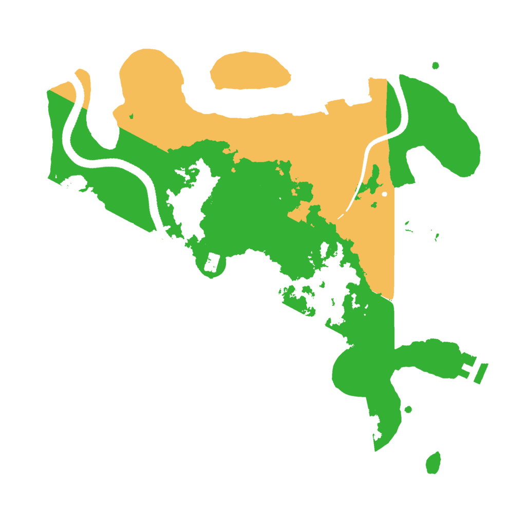 Biome Rust Map: Procedural Map, Size: 3000, Seed: 6739182