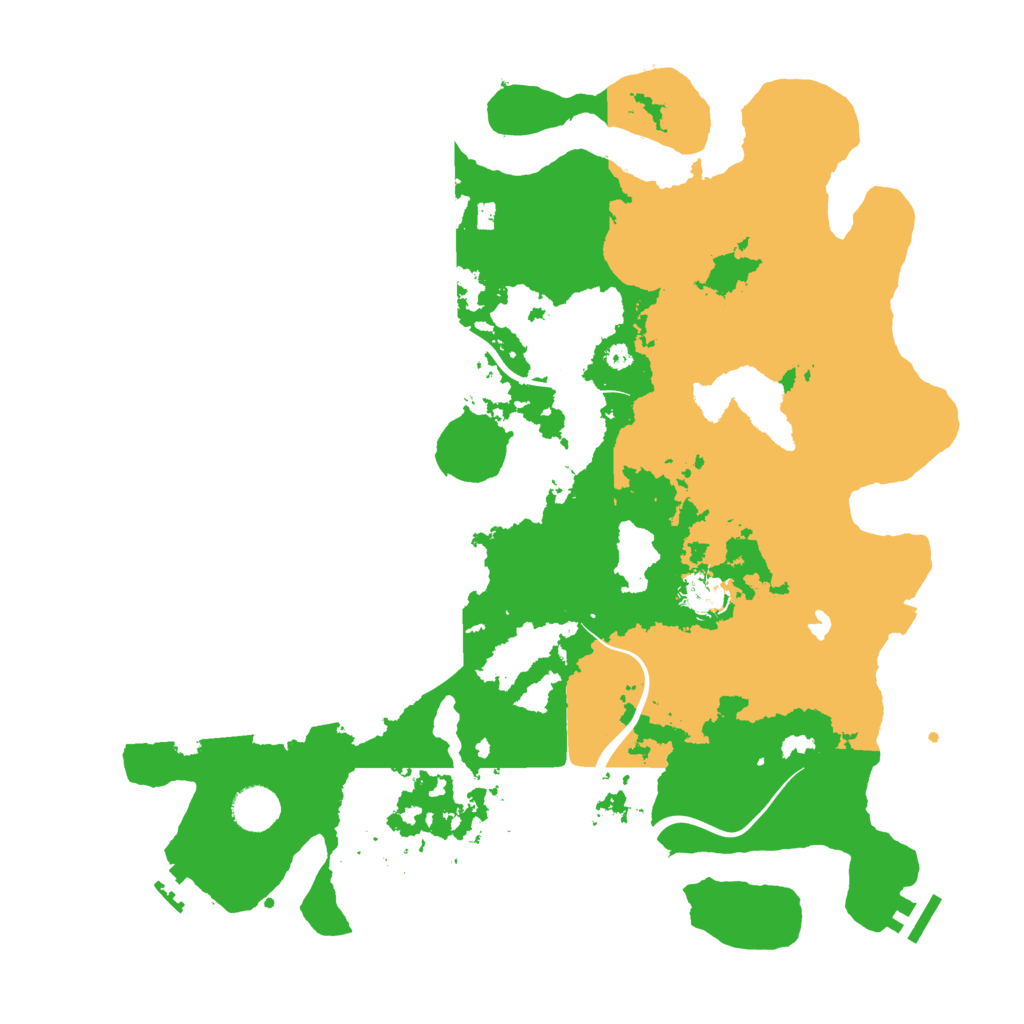 Biome Rust Map: Procedural Map, Size: 4000, Seed: 436589992