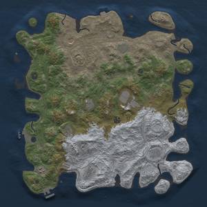 Thumbnail Rust Map: Procedural Map, Size: 4500, Seed: 935286542, 19 Monuments