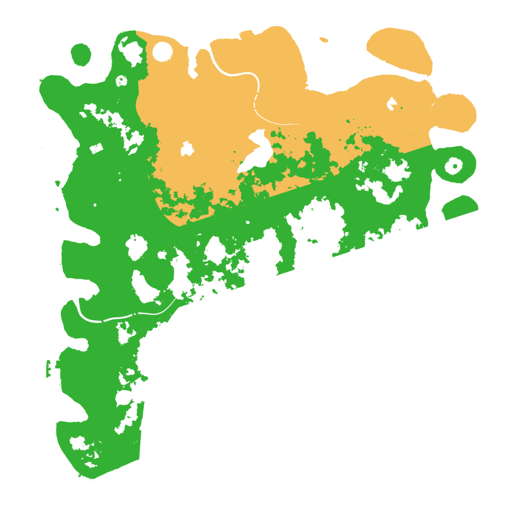 Biome Rust Map: Procedural Map, Size: 4500, Seed: 935286542