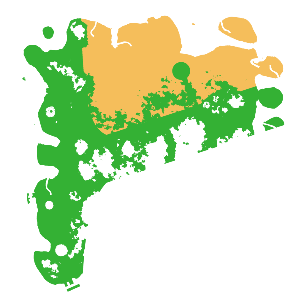 Biome Rust Map: Procedural Map, Size: 4500, Seed: 935286542