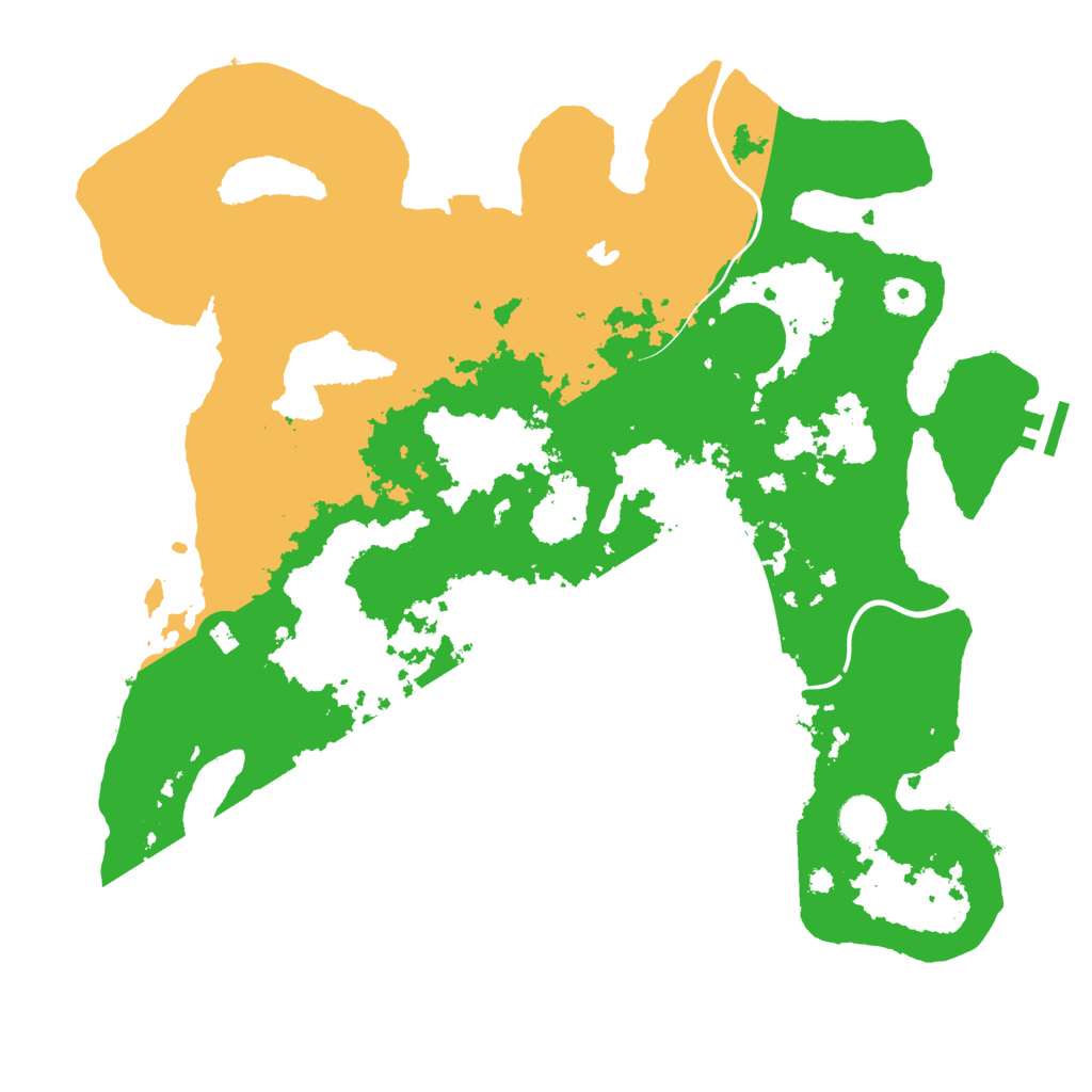 Biome Rust Map: Procedural Map, Size: 4000, Seed: 32133732