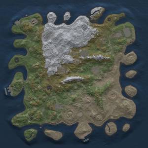 Thumbnail Rust Map: Procedural Map, Size: 4250, Seed: 1588229934, 19 Monuments