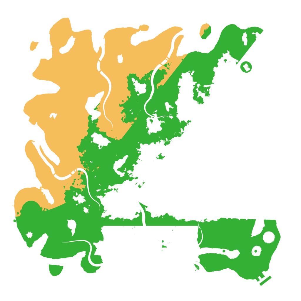 Biome Rust Map: Procedural Map, Size: 4500, Seed: 1589378433