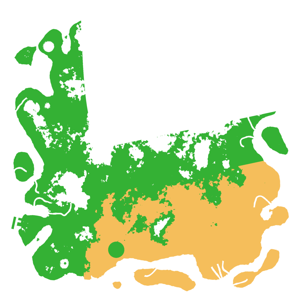 Biome Rust Map: Procedural Map, Size: 5000, Seed: 871671954