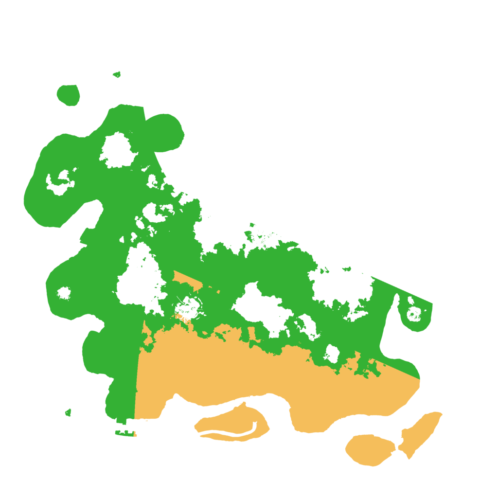 Biome Rust Map: Procedural Map, Size: 3520, Seed: 822