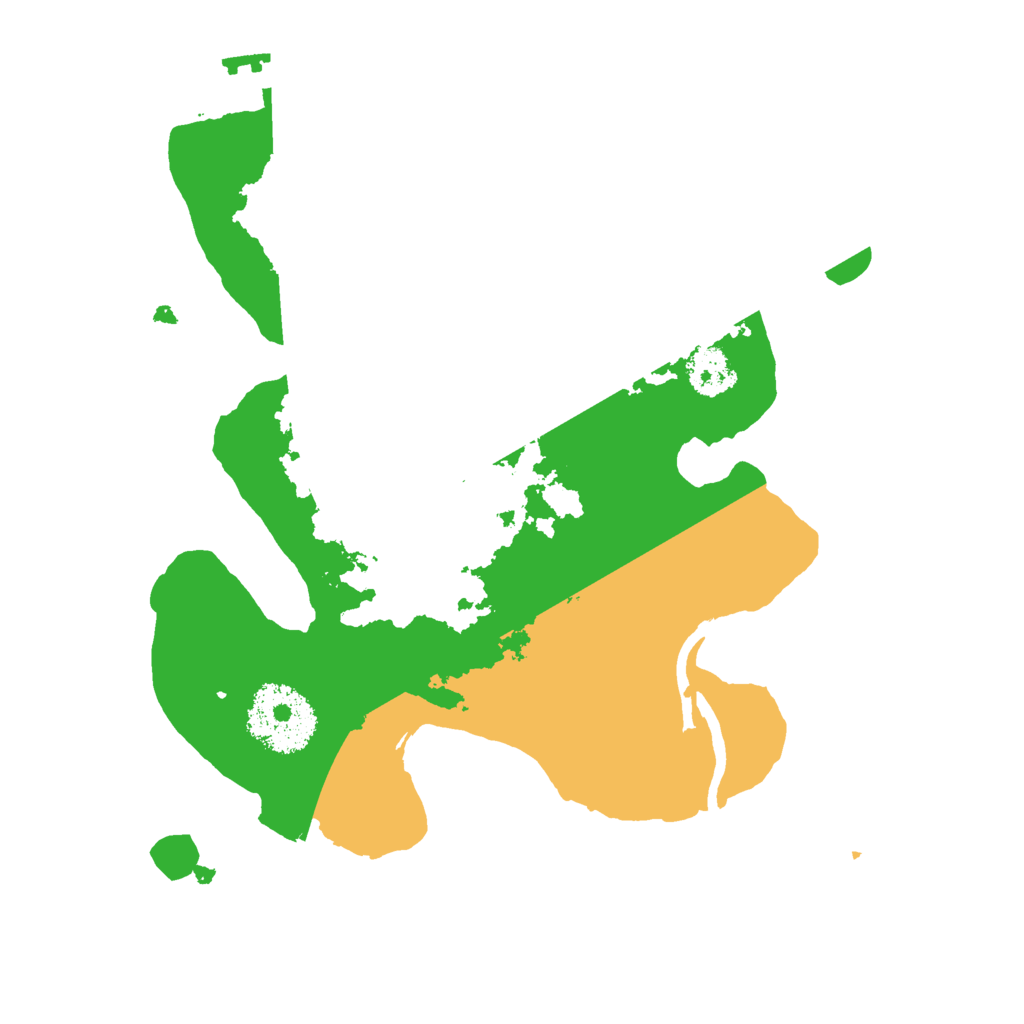 Biome Rust Map: Procedural Map, Size: 2300, Seed: 1910890330